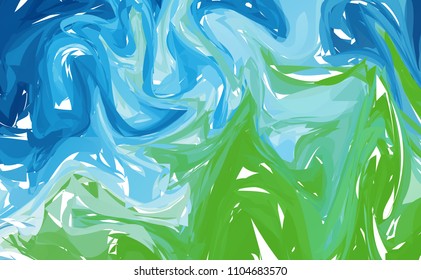 Abstract marble background. Colorful paint fluid wawes