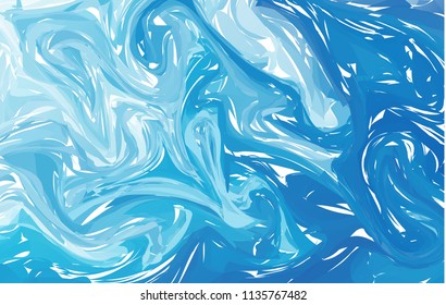 Abstract marble background. Colorful paint fluid wawes