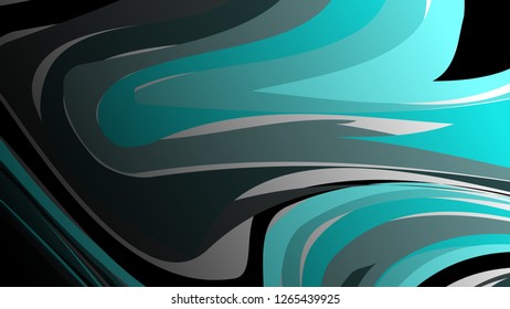 Abstract marble background. Colorful paint fluid waves - Vector