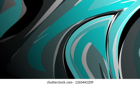 Abstract marble background. Colorful paint fluid waves - Vector