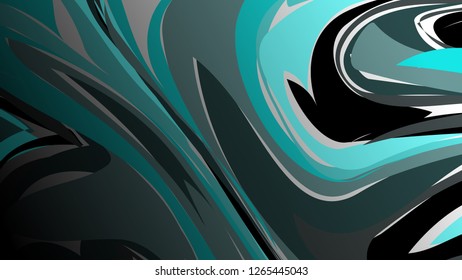 Abstract marble background. Colorful paint fluid waves - Vector