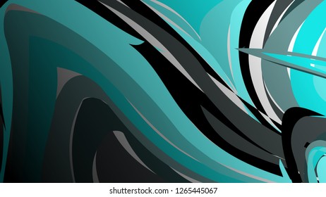 Abstract marble background. Colorful paint fluid waves - Vector