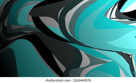 Abstract marble background. Colorful paint fluid waves - Vector