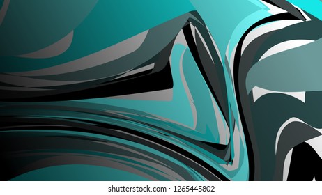 Abstract marble background. Colorful paint fluid waves - Vector