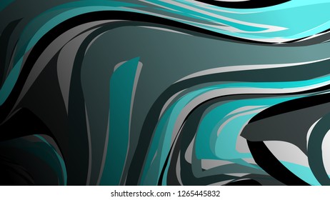 Abstract marble background. Colorful paint fluid waves - Vector