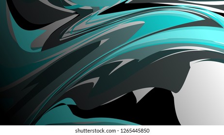 Abstract marble background. Colorful paint fluid waves - Vector