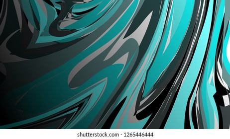 Abstract marble background. Colorful paint fluid waves - Vector