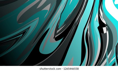 Abstract marble background. Colorful paint fluid waves - Vector