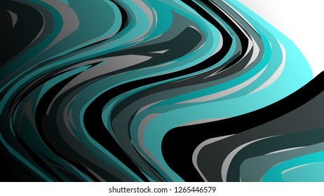 Abstract marble background. Colorful paint fluid waves - Vector