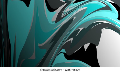Abstract marble background. Colorful paint fluid waves - Vector