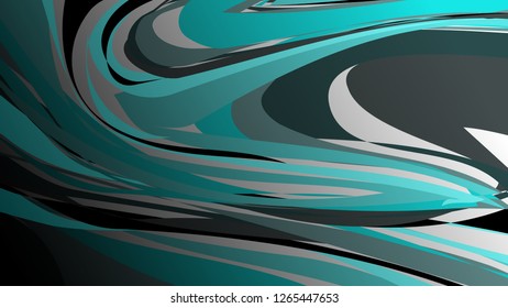 Abstract marble background. Colorful paint fluid waves - Vector