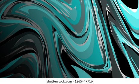 Abstract marble background. Colorful paint fluid waves - Vector