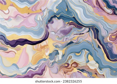 Abstract marble background liquid art painting in alcohol ink style with color paint combination. Beautiful swirl marble background.