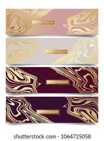 Abstract marble backgrounds for template wedding or invitation, web, banner, card, pattern and wallpaper