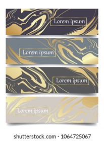 Abstract marble backgrounds for template wedding or invitation, web, banner, card, pattern and wallpaper
