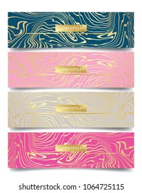 Abstract marble backgrounds for template wedding or invitation, web, banner, card, pattern and wallpaper