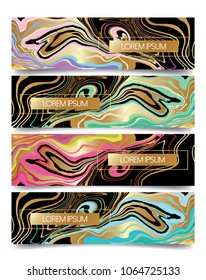 Abstract marble backgrounds for template wedding or invitation, web, banner, card, pattern and wallpaper