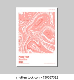 Abstract marble backgrounds, vector ink texture. Paint splash. Colorful fluid. It can be used for poster, brochure, invitation, cover book, catalog. 