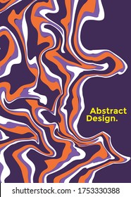 Abstract marble editable design, can be used as a trendy background for wallpapers, posters, journal, cover, cards, invitations, websites. Modern artwork. Marble effect painting. eps10 vector file