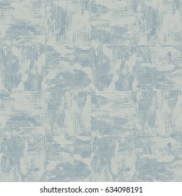 Abstract marble finishes tile check. Seamless pattern.