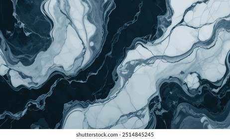 Abstract Marble Flow Vector Background