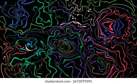 Abstrakter Marmor, flüssige Kunst für modernes Banner, Hintergrundpräsentation, Vektorgrafik