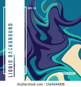 Abstract Marble Liquid Background, Cover, Brochure, Card, Trendy Vector Template