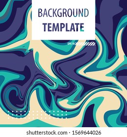 Abstract Marble Liquid Background, Cover, Brochure, Card, Trendy Vector Template