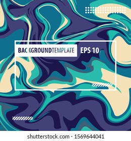 Abstract Marble Liquid Background, Cover, Brochure, Card, Trendy Vector Template