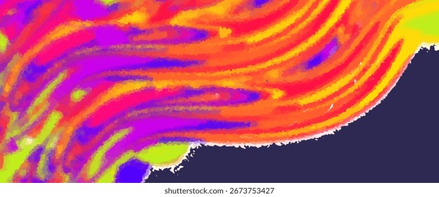 Fondo abstracto de mármol y líquido abstracto con rayas de pintura al óleo y colorido