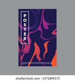 Abstract Marble Liquid Vector Background, Cover, Poster, Flyer, Brochure, Beautiful Color Images