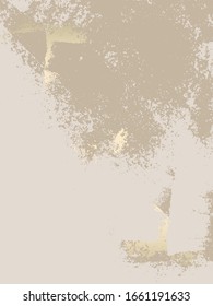 Abstract marble  painting texture  witn gold foil decorations. Trendy Chic Background made in vector for wallpaper, canvas, wedding, business cards, advertising, wrapping paper, trendy invitations
