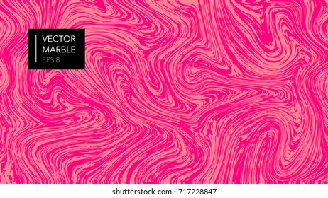 Abstract marble pattern, wood texture, watercolor marble pattern. Ebru style.Purple and pink colors. Hand drawn vector background. Trendy textile, fabric, wrapping. Aqua ink painting on water