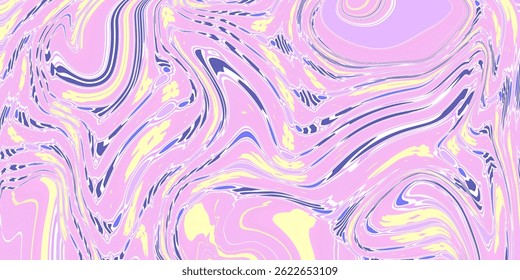 Abstract Marble Swirl Pattern in Pastel Tones