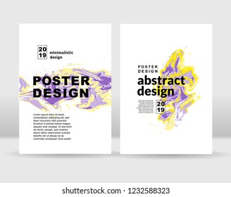 Abstract marble texture background. It can be used for posters, cards, flyers, brochures, magazines and any kind of cover. EPS 10. Vector illustration