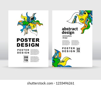 Abstract marble texture background. It can be used for posters, cards, flyers, brochures, magazines and any kind of cover. EPS 10. Vector illustration