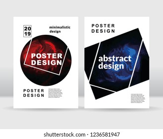 Abstract marble texture background. It can be used for posters, cards, flyers, brochures, magazines and any kind of cover. EPS 10. Vector illustration