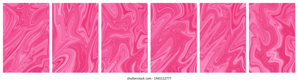 Abstract marble texture background seamless pattern. Liquid ink handmade fluid vector illustration for fabric, posters, cover, wallpaper, banners, etc.