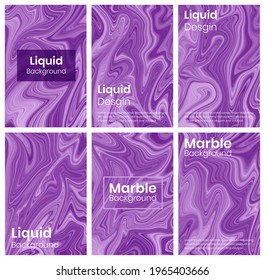 Abstract marble texture background seamless pattern. Liquid ink handmade fluid vector illustration for fabric, posters, cover, wallpaper, banners, etc.