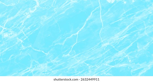textura de mármore abstrato em tons frios de azul e branco assemelhando-se ao fluxo fluido de água ou gelo rachado Ideal para embalagem de produtos, fundos técnicos	