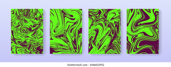 Abstract marble texture with liquid colors background. A4 size cover with bright liquid paints. Modern trendy placard. Template design for presentation, banner, poster, package, cover, print, flayer.