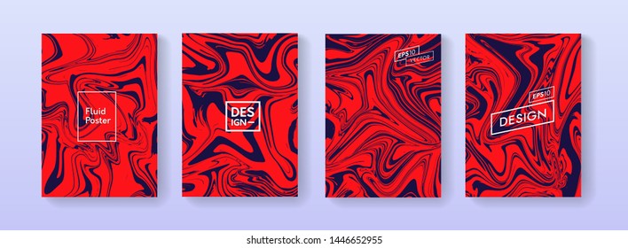 Abstract marble texture with liquid colors background. A4 size cover with bright liquid paints. Modern trendy placard. Template design for presentation, banner, poster, package, cover, print, flayer.