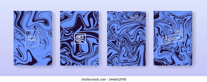 Abstract marble texture with liquid colors background. A4 size cover with bright liquid paints. Modern trendy placard. Template design for presentation, banner, poster, package, cover, print, flayer.