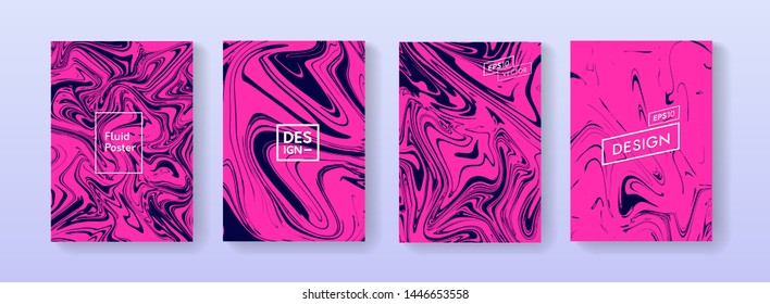 Abstract marble texture with liquid colors background. A4 size cover with bright liquid paints. Modern trendy placard. Template design for presentation, banner, poster, package, cover, print, flayer.