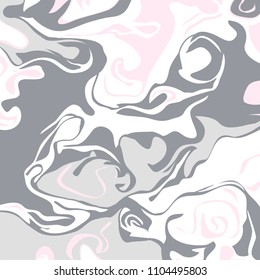 Abstract marble texture in tender colors. Vector illustration
