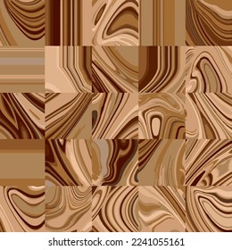 Abstract marble textured geometric striped pattern. animal design. wildlife print. exotic africa safari. colorful wavy lines skin fashion. for fabric, textile, scarf, template, background, rug, print