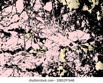 Abstract Marble Trendy Texture in Pastel and Gold colors . Trendy Chic Background made in Vector for wallpaper, textile, wedding, business cards, advertising, wrapping paper, trendy invitations