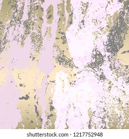 Abstract Marble Trendy Texture in Pastel and Gold colors . Trendy Chic Background made in Vector for wallpaper, textile, wedding, business cards, advertising, wrapping paper, trendy invitations
