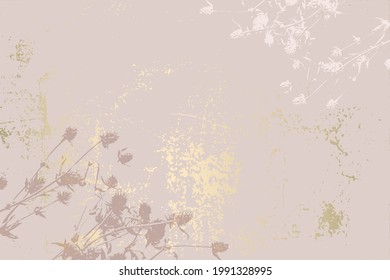 Abstract Marble Trendy Texture in Pastel and Gold colors . Trendy Chic Background made in Vector for wallpaper, canvas, wedding, business cards, advertising, wrapping paper, trendy invitations