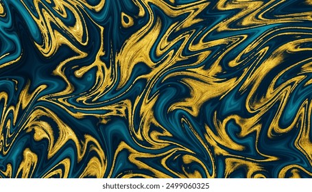 Fondo de Fondo de pantalla de mármol Abstractas, textura de mármol de lujo dorado y azul